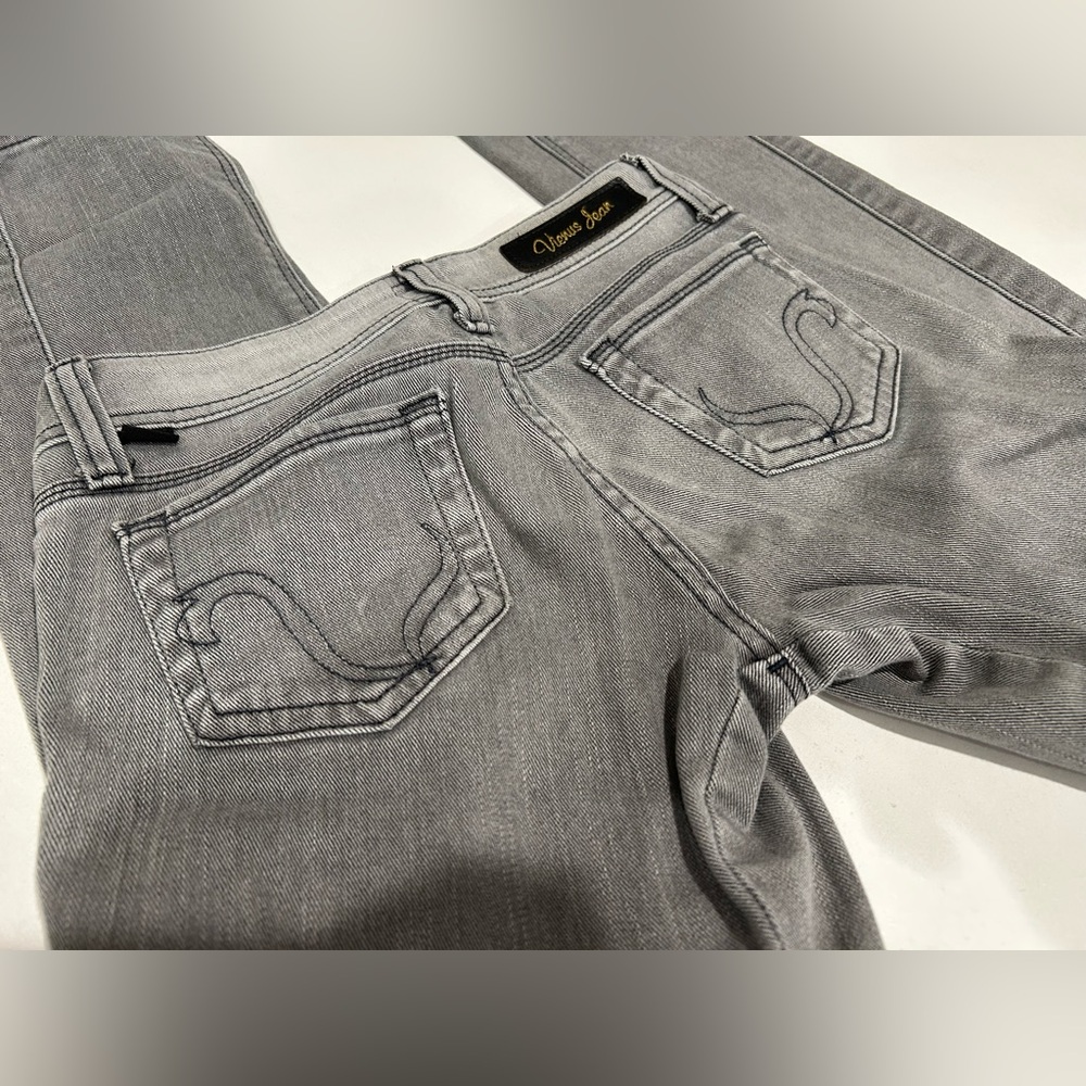 Edwin brand, Made in Japan, grey, 26x33, stretch denim jeans